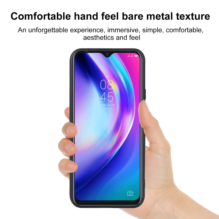 TPU Phone Case For Infinix Tecno Pouvoir 4 Pro(Matte Black)