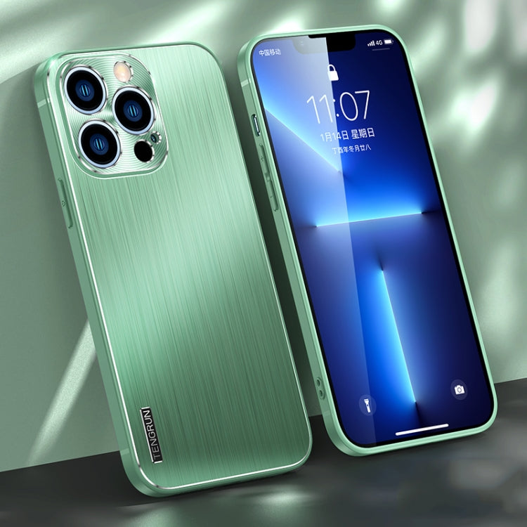 For iPhone 13 Pro Brushed Texture Shockproof Phone Case