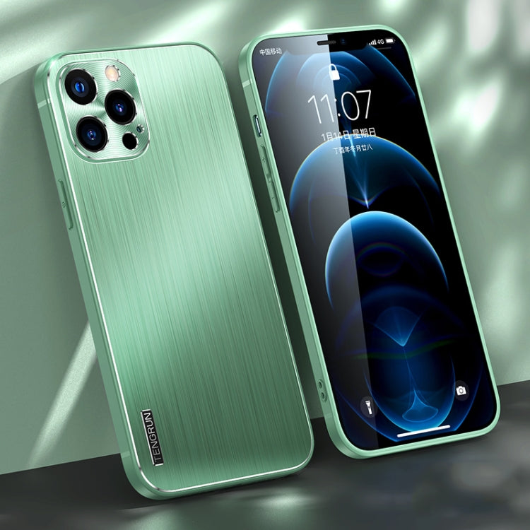 For iPhone 12 Pro Brushed Texture Shockproof Phone Case