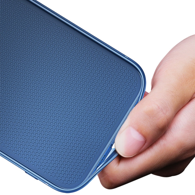 For iPhone 12 Pro Brushed Texture Shockproof Phone Case
