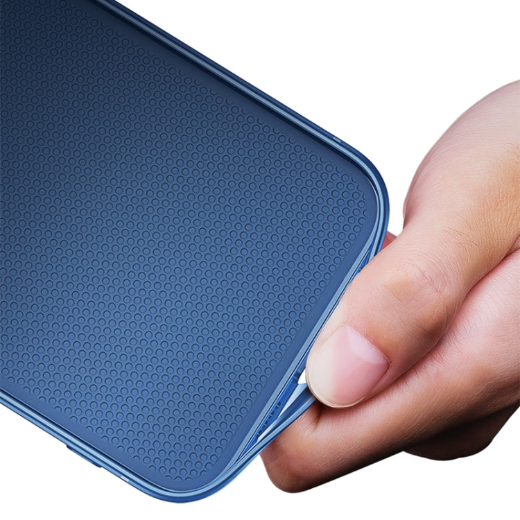 For iPhone 11 Pro Max Brushed Texture Shockproof Phone Case
