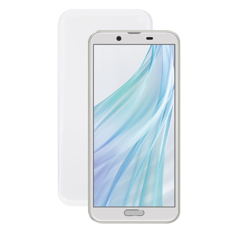 TPU Phone Case For Sharp Aquos Sense 2/SH-M08/SHV43(Transparent)