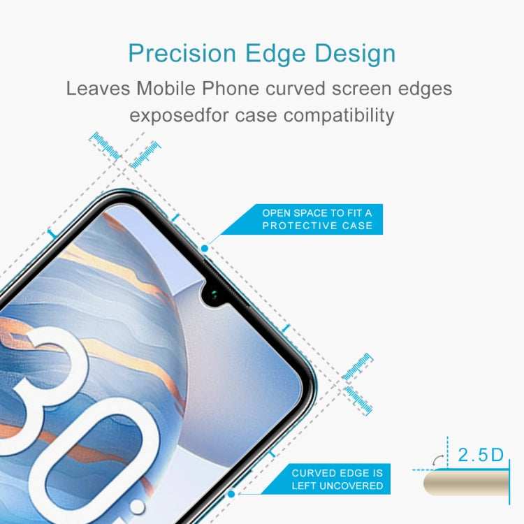 For Honor 30i 0.26mm 9H 2.5D Tempered Glass Film