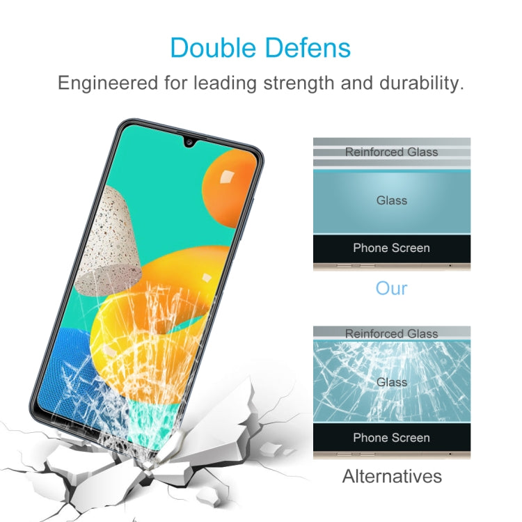 For Samsung Galaxy M32 0.26mm 9H 2.5D Tempered Glass Film