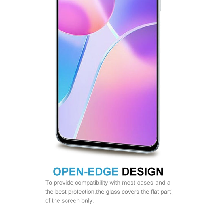 10 PCS For Honor X30i / X8 0.26mm 9H 2.5D Tempered Glass Film