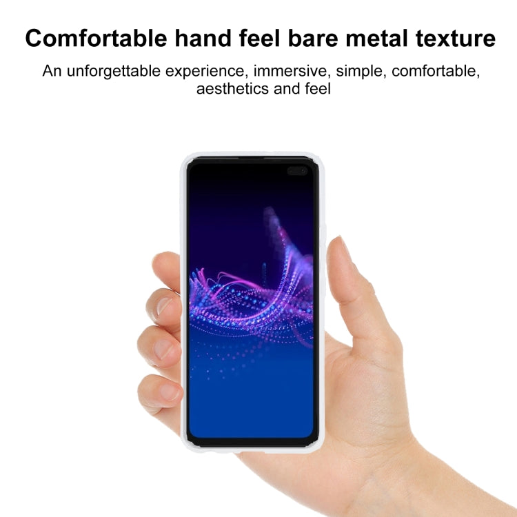 TPU Phone Case For Sharp Aquos Sense 4 Plus(Transparent White)