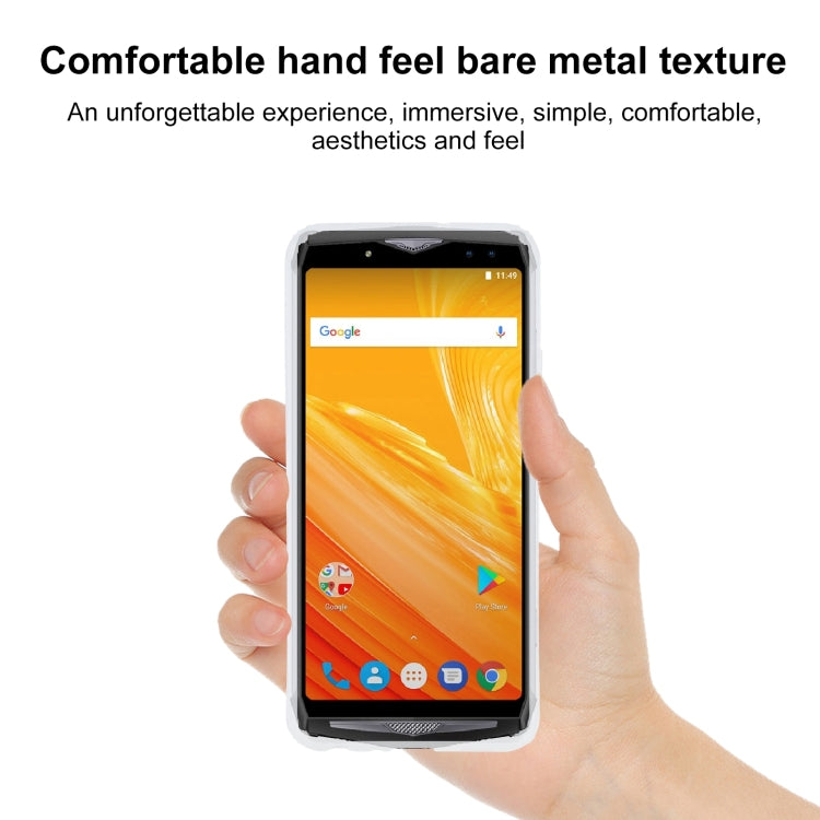 TPU Phone Case For Ulefone Power 5(Transparent White)