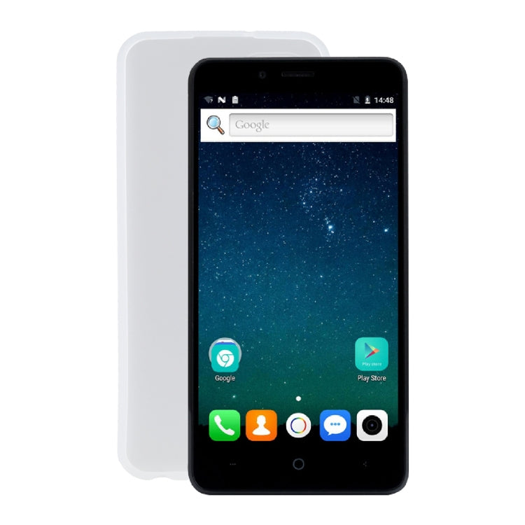 TPU Phone Case For Leagoo Kiicaa Power(Transparent White)