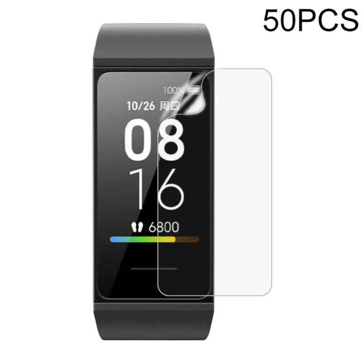 For Xiaomi Redmi Watch 50 PCS Smart Watch Hydraulic White Protective Film