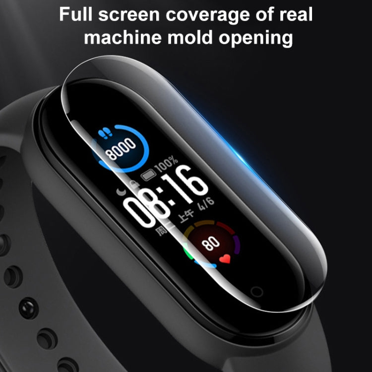 For Xiaomi Mi Band 6 / 5 / 4 50 PCS Smart Watch Hydraulic White Protective Film