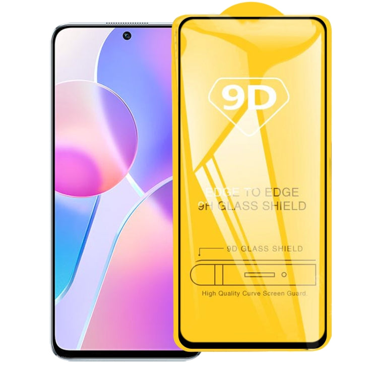 For Honor X30i / X8 9D Full Glue Full Screen Tempered Glass Film