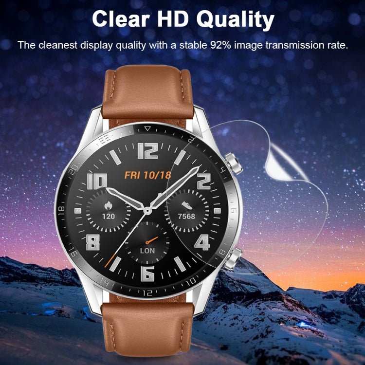 D28mm 10 PCS TPU Round HD Soft Hydrogel Film Watch Screen Protector