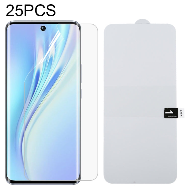 For Honor V40 Lite 25 PCS Full Screen Protector Explosion-proof Hydrogel Film