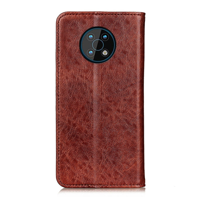 For Nokia G50 Magnetic Crazy Horse Texture Horizontal Flip Leather Phone Case
