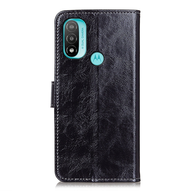 For Motorola Moto E40/E20/E30/Lenovo K14 Plus Retro Crazy Horse Texture Horizontal Flip Leather Phone Case