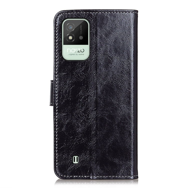For OPPO Realme Narzo 50i Retro Crazy Horse Texture Horizontal Flip Leather Phone Case