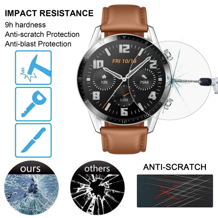D28mm 10 PCS Round HD PET Film Watch Screen Protector