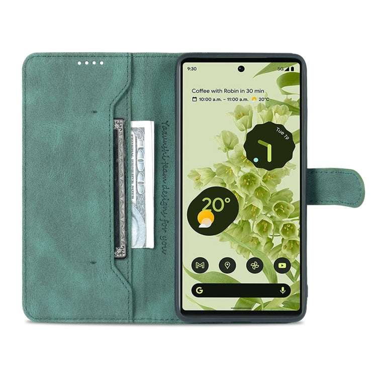 For Google Pixel 6 AZNS Dream Second Generation Skin Feel Horizontal Flip Phone Leather Case