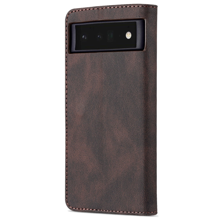 For Google Pixel 6 AZNS Dream Second Generation Skin Feel Horizontal Flip Phone Leather Case