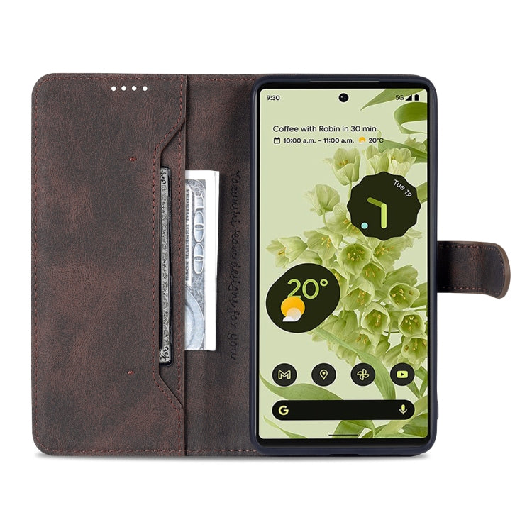 For Google Pixel 6 Pro AZNS Dream Second Generation Skin Feel Horizontal Flip Phone Leather Case