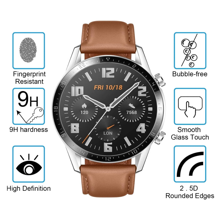 D29mm 50 PCS Round HD PET Film Watch Screen Protector