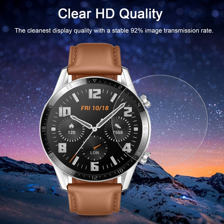 D32mm 50 PCS Round HD PET Film Watch Screen Protector