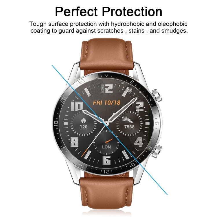 D37mm 50 PCS Round HD PET Film Watch Screen Protector