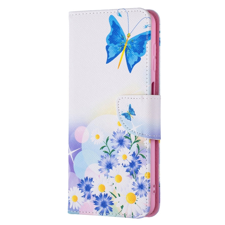 For Samsung Galaxy A13 5G Colored Drawing Pattern Horizontal Flip Phone Leather Case with Holder & Card Slots & Wallet