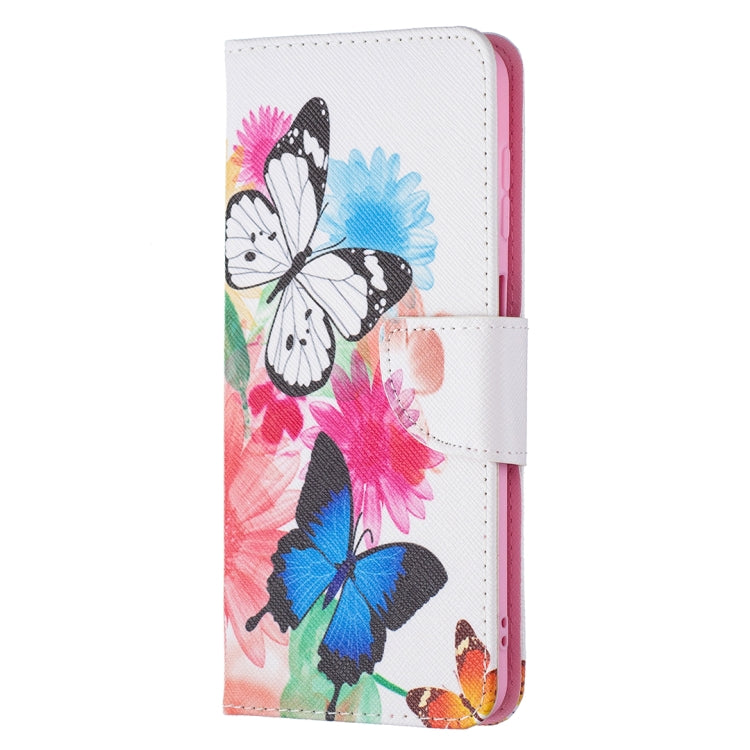 For Samsung Galaxy A13 5G Colored Drawing Pattern Horizontal Flip Phone Leather Case with Holder & Card Slots & Wallet