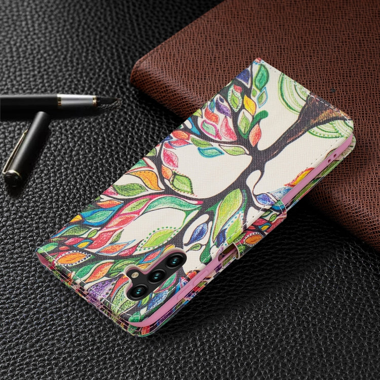 For Samsung Galaxy A13 5G Colored Drawing Pattern Horizontal Flip Phone Leather Case with Holder & Card Slots & Wallet