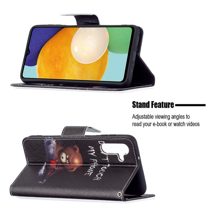 For Samsung Galaxy A13 5G Colored Drawing Pattern Horizontal Flip Phone Leather Case with Holder & Card Slots & Wallet