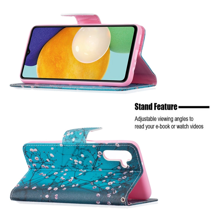 For Samsung Galaxy A13 5G Colored Drawing Pattern Horizontal Flip Phone Leather Case with Holder & Card Slots & Wallet