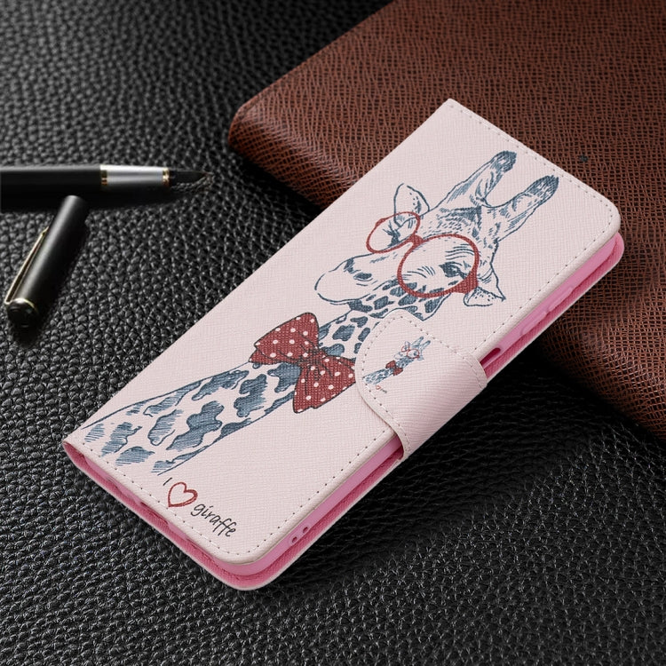 For Samsung Galaxy A13 5G Colored Drawing Pattern Horizontal Flip Phone Leather Case with Holder & Card Slots & Wallet