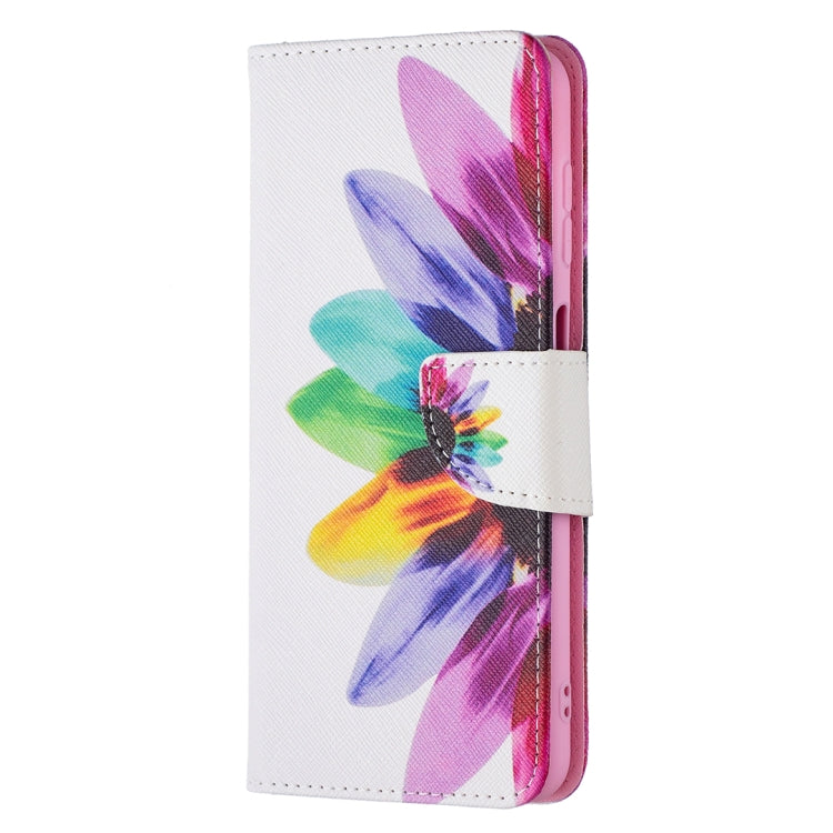 For Samsung Galaxy A13 5G Colored Drawing Pattern Horizontal Flip Phone Leather Case with Holder & Card Slots & Wallet