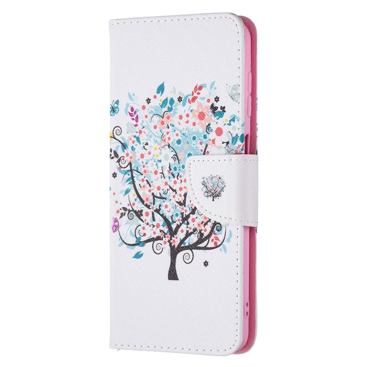 For Samsung Galaxy A13 5G Colored Drawing Pattern Horizontal Flip Phone Leather Case with Holder & Card Slots & Wallet