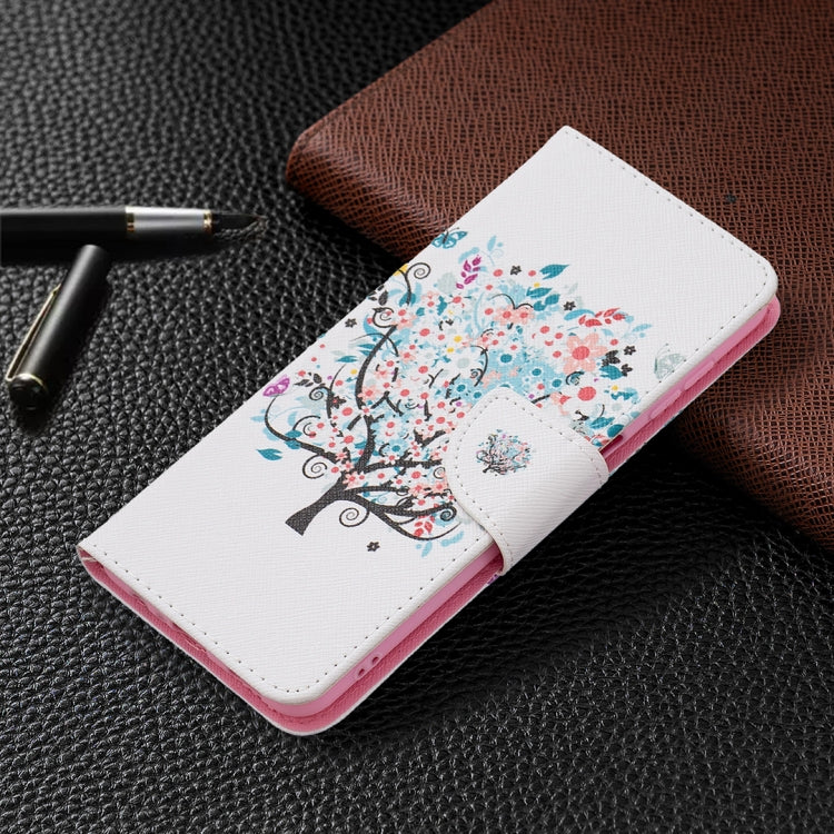 For Samsung Galaxy A13 5G Colored Drawing Pattern Horizontal Flip Phone Leather Case with Holder & Card Slots & Wallet