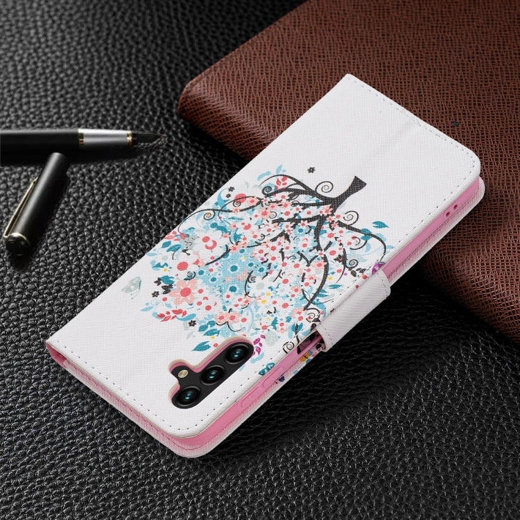 For Samsung Galaxy A13 5G Colored Drawing Pattern Horizontal Flip Phone Leather Case with Holder & Card Slots & Wallet