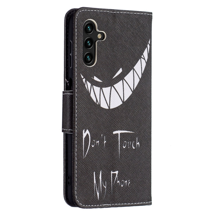 For Samsung Galaxy A13 5G Colored Drawing Pattern Horizontal Flip Phone Leather Case with Holder & Card Slots & Wallet