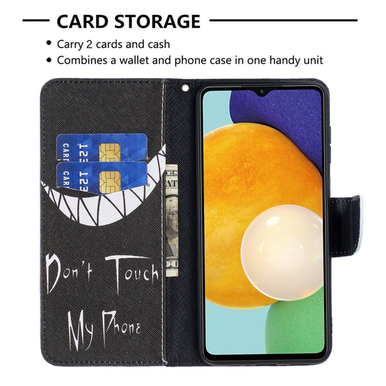 For Samsung Galaxy A13 5G Colored Drawing Pattern Horizontal Flip Phone Leather Case with Holder & Card Slots & Wallet