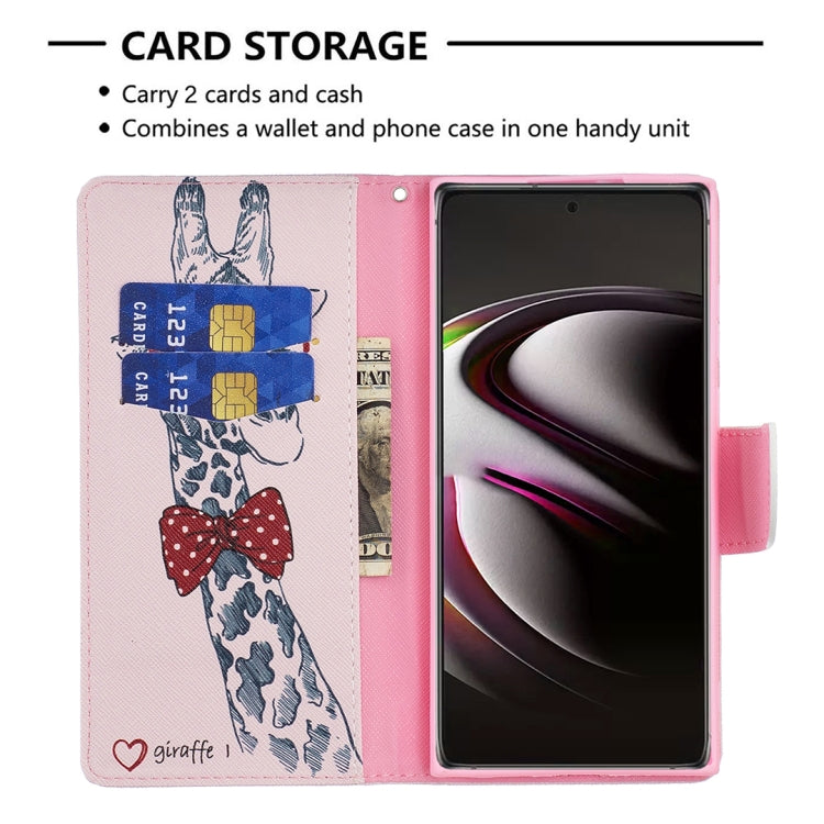 For Samsung Galaxy S22 Ultra 5G Colored Drawing Pattern Horizontal Flip Phone Leather Case with Holder & Card Slots & Wallet