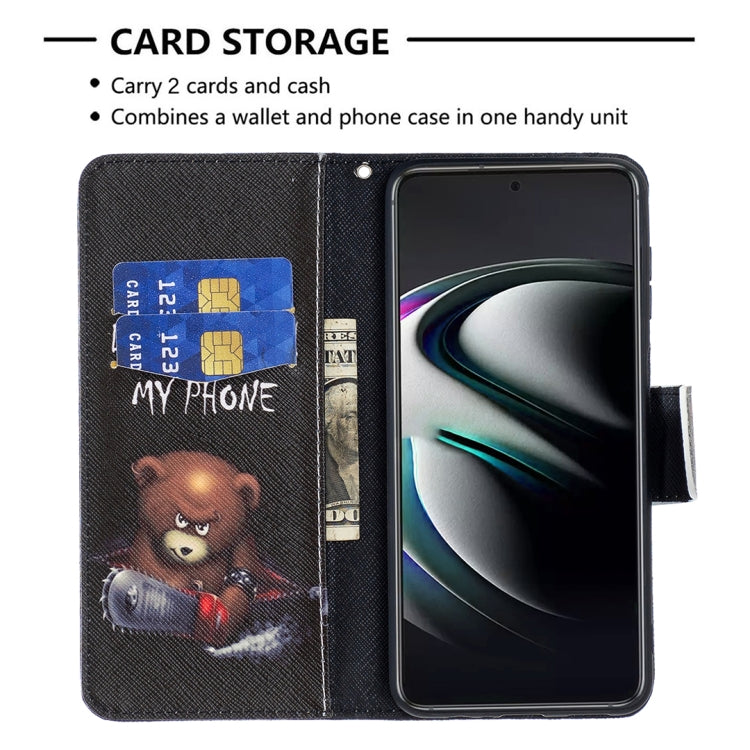 For Samsung Galaxy S22+ 5G Colored Drawing Pattern Horizontal Flip Phone Leather Case with Holder & Card Slots & Wallet
