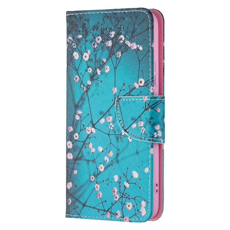 For Samsung Galaxy S22+ 5G Colored Drawing Pattern Horizontal Flip Phone Leather Case with Holder & Card Slots & Wallet
