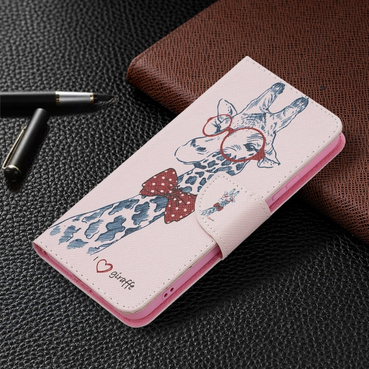 For Samsung Galaxy S22+ 5G Colored Drawing Pattern Horizontal Flip Phone Leather Case with Holder & Card Slots & Wallet