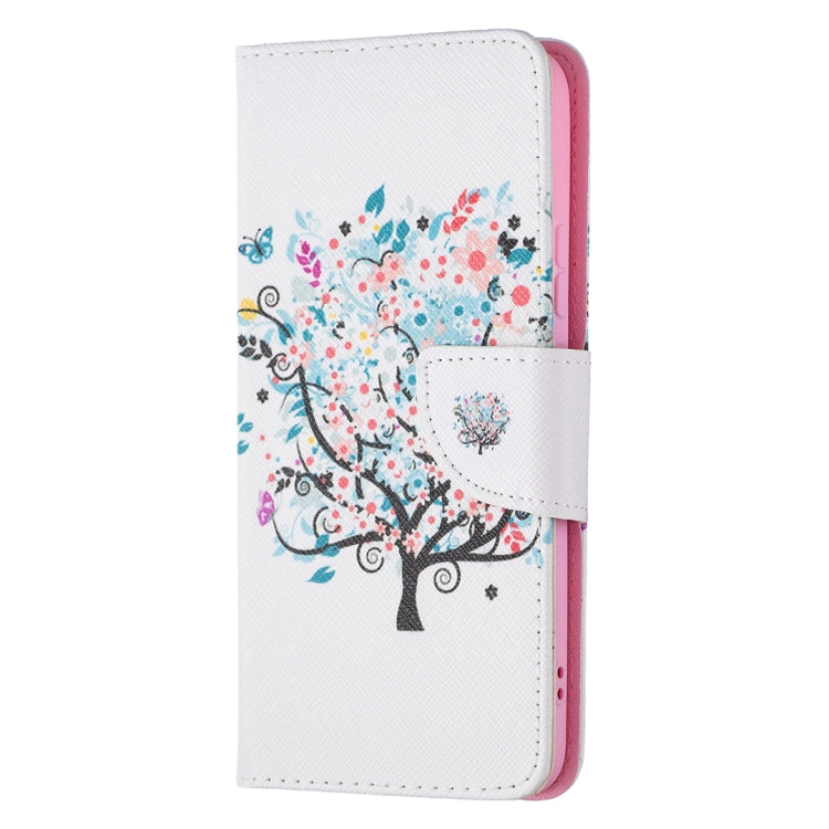 For Samsung Galaxy S22+ 5G Colored Drawing Pattern Horizontal Flip Phone Leather Case with Holder & Card Slots & Wallet