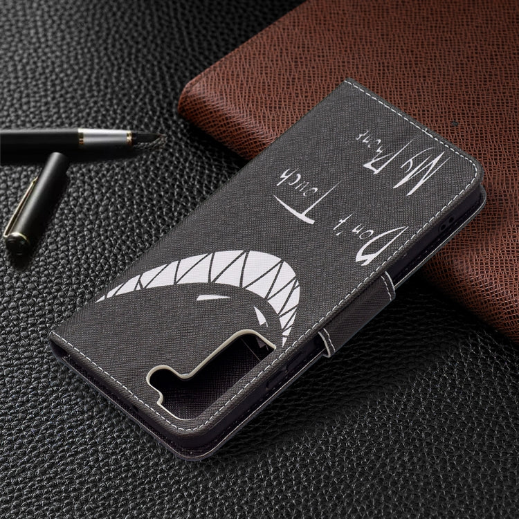 For Samsung Galaxy S22+ 5G Colored Drawing Pattern Horizontal Flip Phone Leather Case with Holder & Card Slots & Wallet