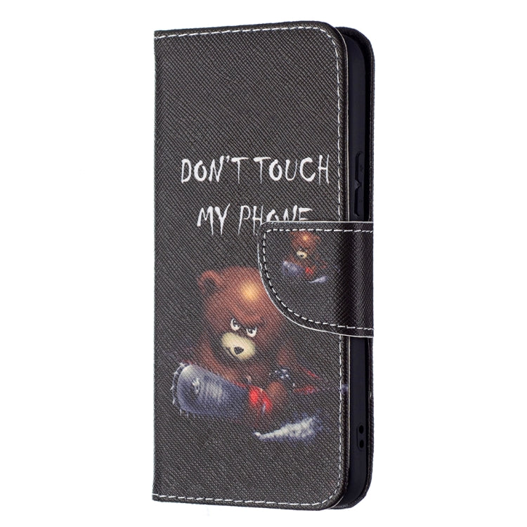 For Samsung Galaxy S22 5G Colored Drawing Pattern Horizontal Flip Phone Leather Case with Holder & Card Slots & Wallet