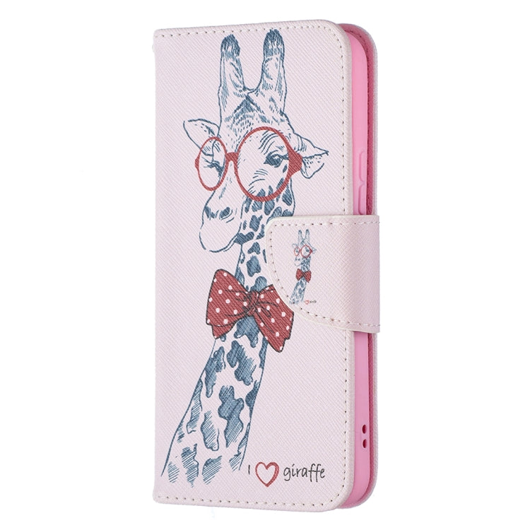 For Samsung Galaxy S22 5G Colored Drawing Pattern Horizontal Flip Phone Leather Case with Holder & Card Slots & Wallet
