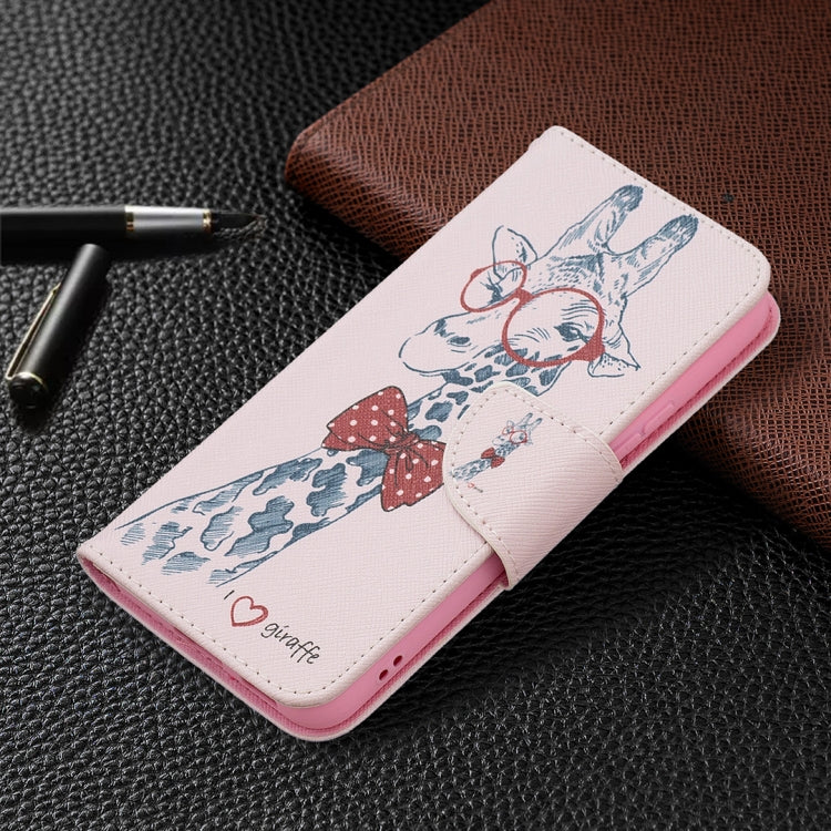 For Samsung Galaxy S22 5G Colored Drawing Pattern Horizontal Flip Phone Leather Case with Holder & Card Slots & Wallet