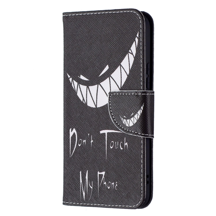 For Samsung Galaxy S22 5G Colored Drawing Pattern Horizontal Flip Phone Leather Case with Holder & Card Slots & Wallet
