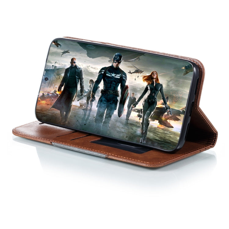 For Xiaomi Redmi 7 Splicing Color Magnetic Hem Horizontal Flip Leather Case with Holder & Card Slots